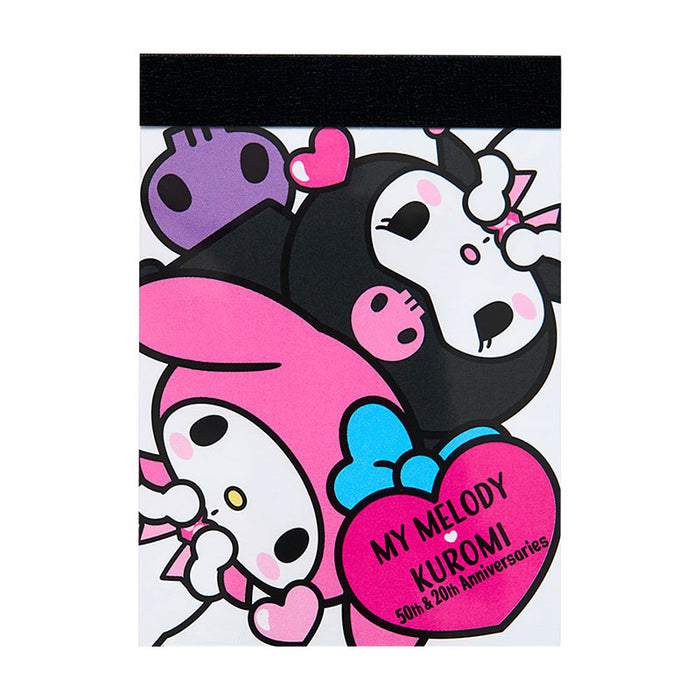 Japan Sanrio - My Melody & Kuromi Mini Memo (Happy Anniversary)