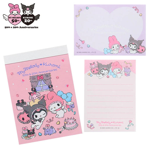 Japan Sanrio - My Melody & Kuromi Mini Memo (Angel)