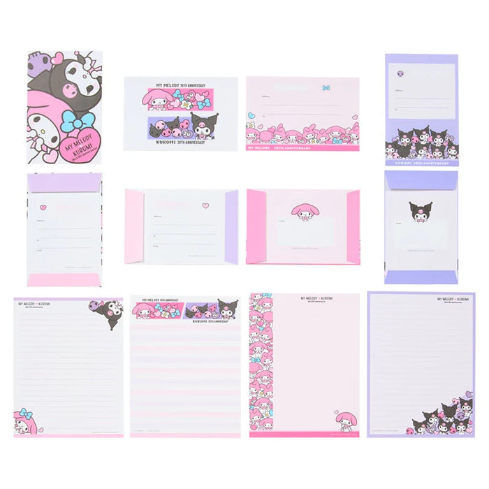 Japan Sanrio - My Melody & Kuromi My Select Letter (Happy Anniversary)