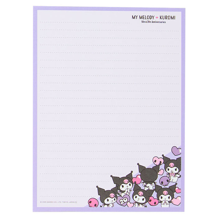 Japan Sanrio - My Melody & Kuromi My Select Letter (Happy Anniversary)