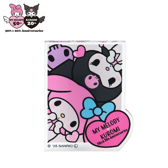 Japan Sanrio - My Melody & Kuromi Acrylic clip (Happy Anniversary)