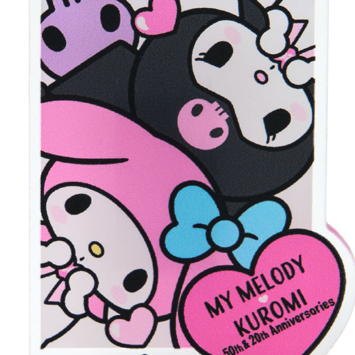 Japan Sanrio - My Melody & Kuromi Acrylic clip (Happy Anniversary)