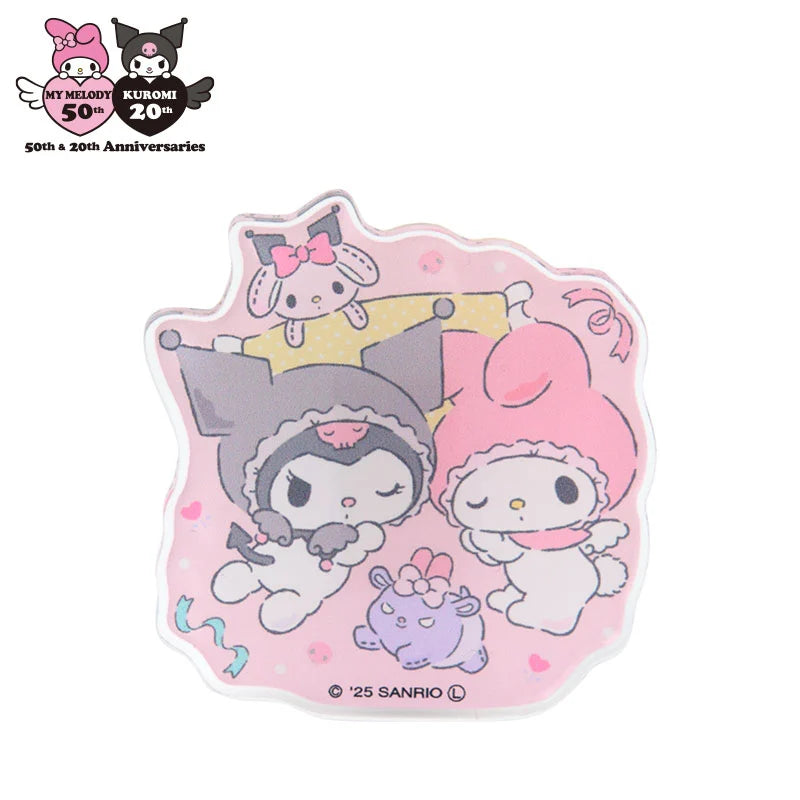 Japan Sanrio - My Melody & Kuromi Acrylic clip (Angel)