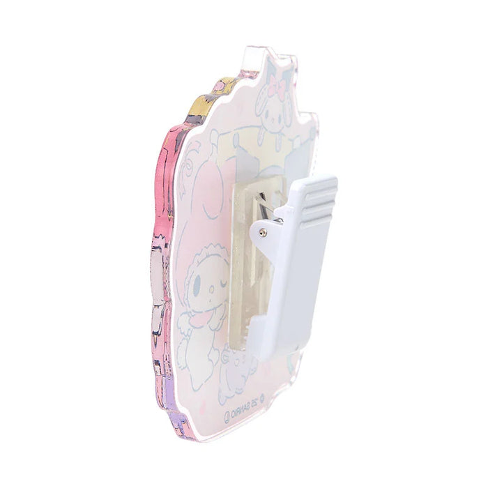 Japan Sanrio - My Melody & Kuromi Acrylic clip (Angel)
