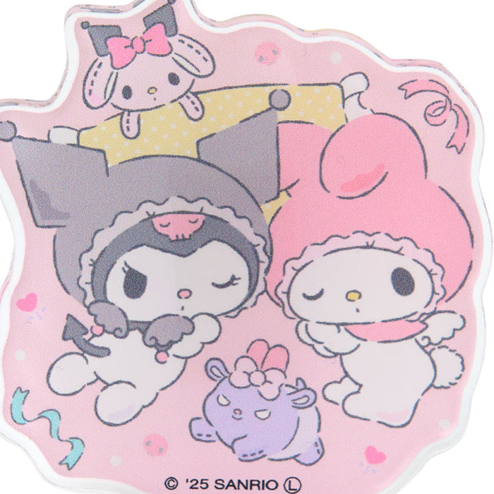 Japan Sanrio - My Melody & Kuromi Acrylic clip (Angel)