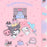Japan Sanrio - My Melody & Kuromi A4 clear file with 5 pockets (Angel)