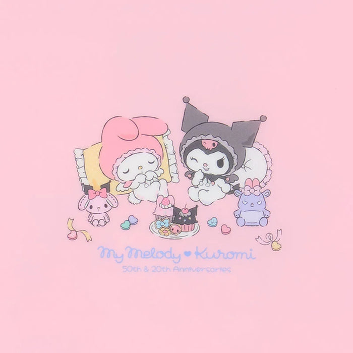 Japan Sanrio - My Melody & Kuromi A4 clear file with 5 pockets (Angel)