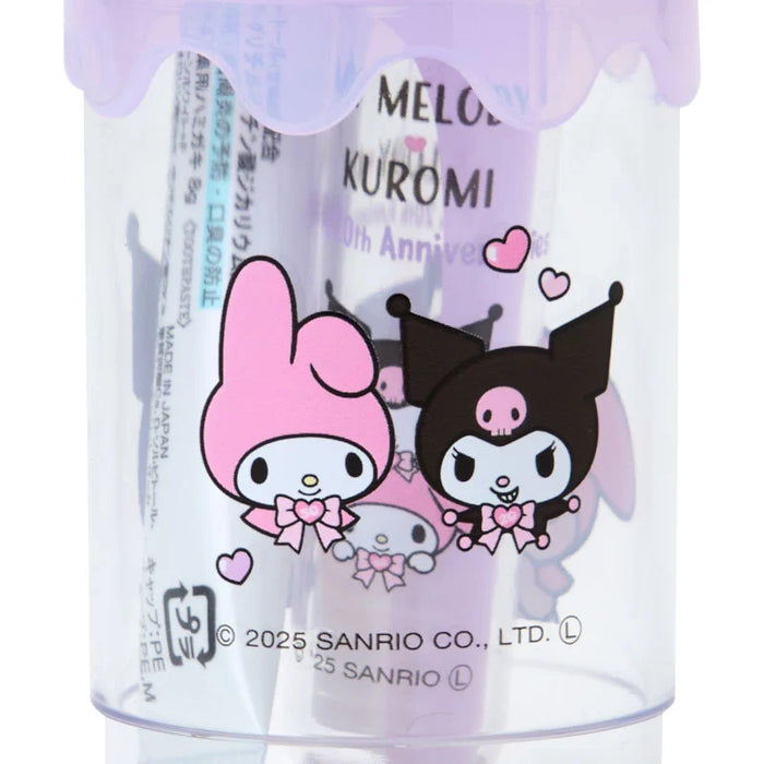 Japan Sanrio - My Melody & Kuromi Milk Bottle-Shaped Toothbrush Set (Happy Anniversary)