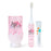 Japan Sanrio - My Melody & Kuromi Milk Bottle-Shaped Toothbrush Set (Angel)
