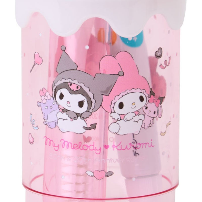Japan Sanrio - My Melody & Kuromi Milk Bottle-Shaped Toothbrush Set (Angel)