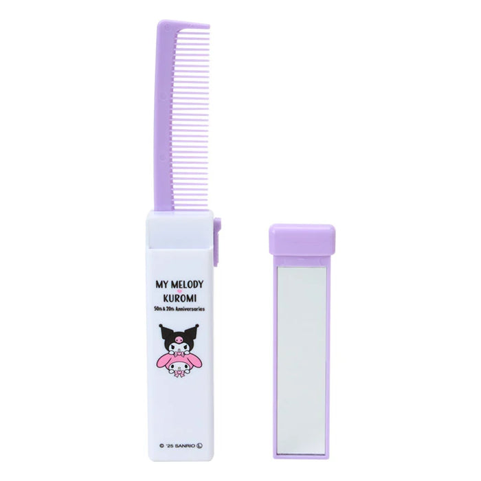 Japan Sanrio - My Melody & Kuromi 3IN1 Comb (Happy Anniversary)