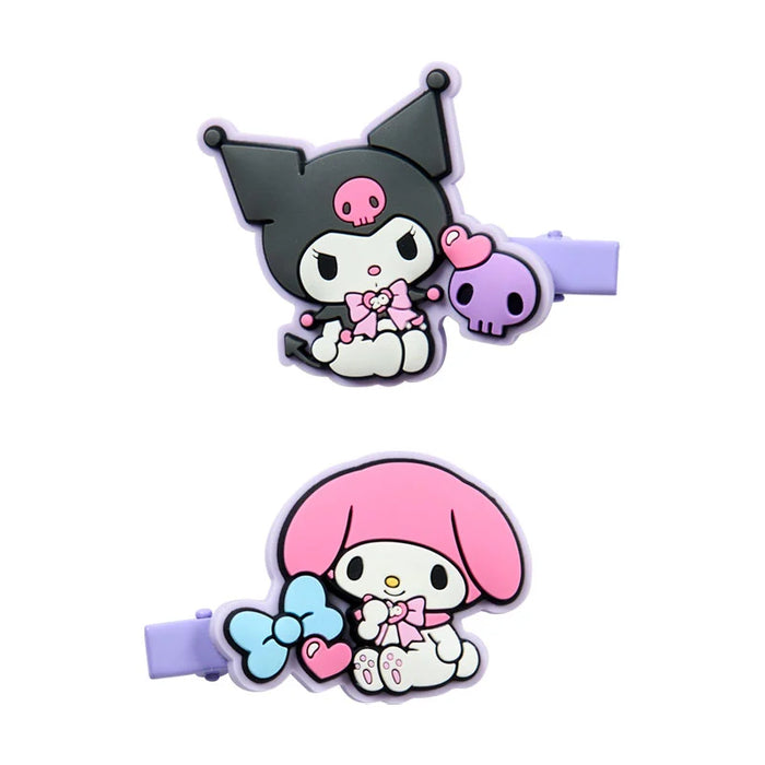 Japan Sanrio - My Melody & Kuromi Multi Clip (Happy Anniversary)