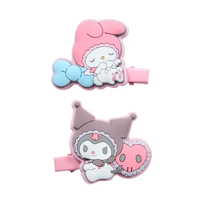 Japan Sanrio - My Melody & Kuromi Multi Clip (Angel)