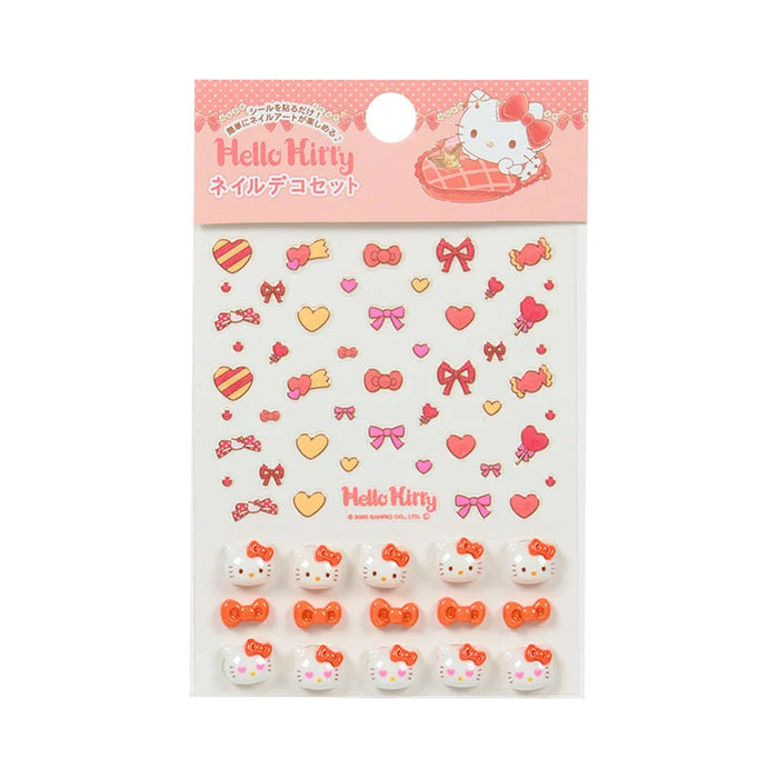 Japan Sanrio - Hello Kitty Nail Deco Set