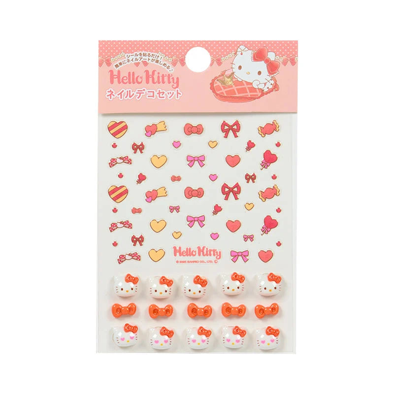 Japan Sanrio - Hello Kitty Nail Deco Set