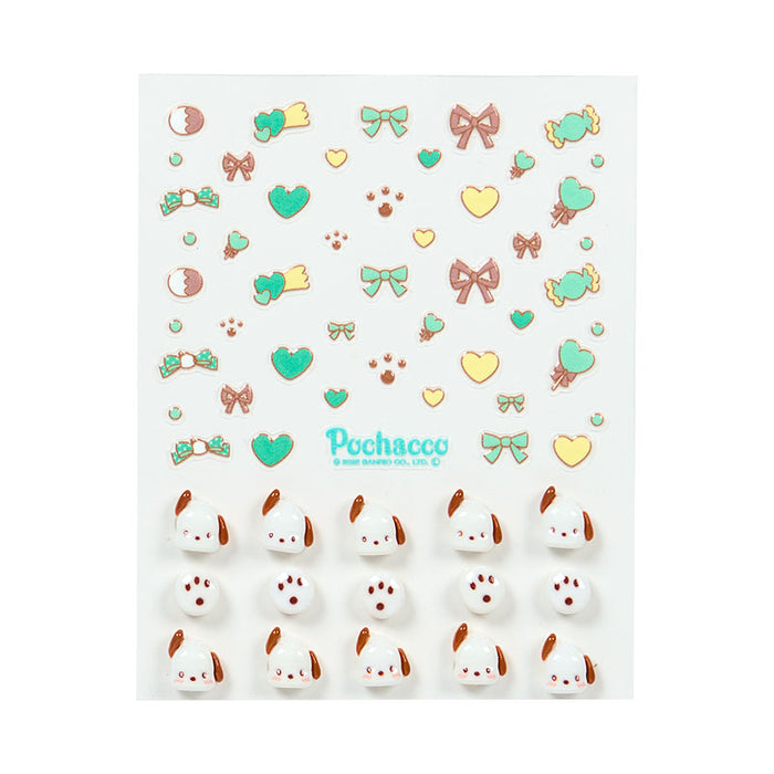Japan Sanrio - Pochacco Nail Deco Set