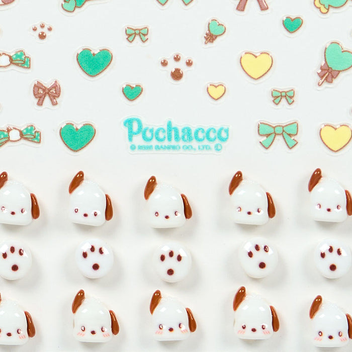 Japan Sanrio - Pochacco Nail Deco Set