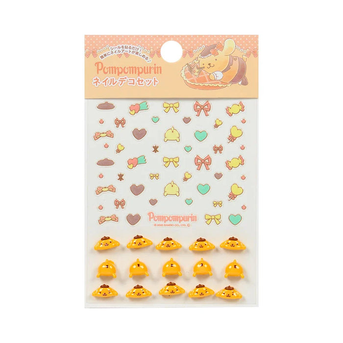 Japan Sanrio - Pompompurin Nail Deco Set