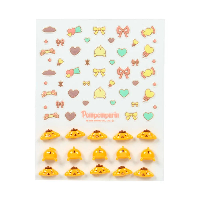 Japan Sanrio - Pompompurin Nail Deco Set