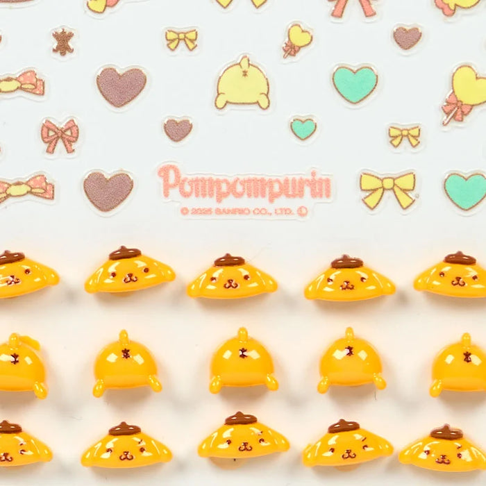 Japan Sanrio - Pompompurin Nail Deco Set