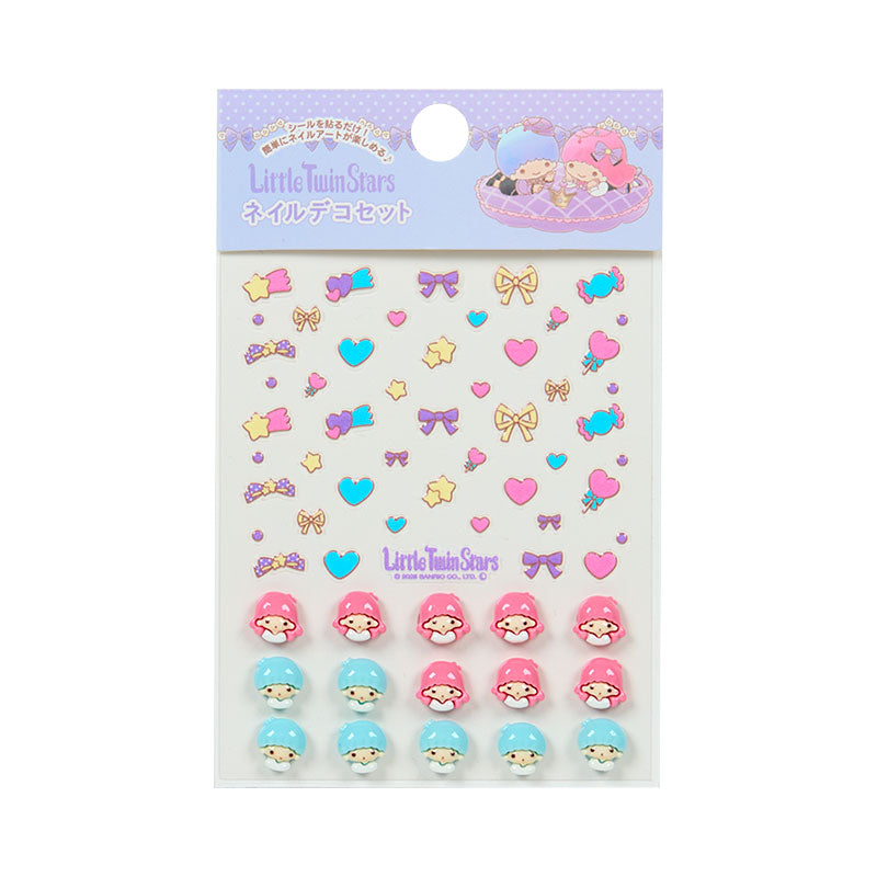 Japan Sanrio - Little Twin Stars Nail Deco Set