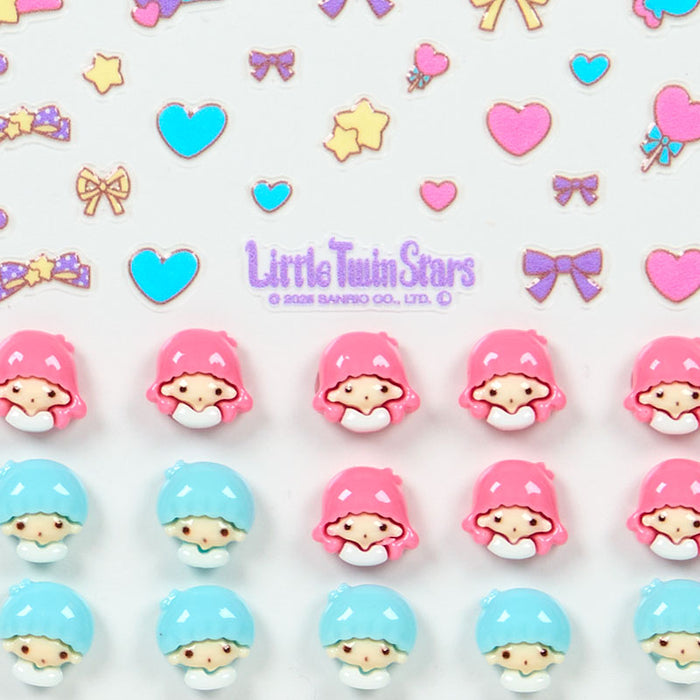 Japan Sanrio - Little Twin Stars Nail Deco Set