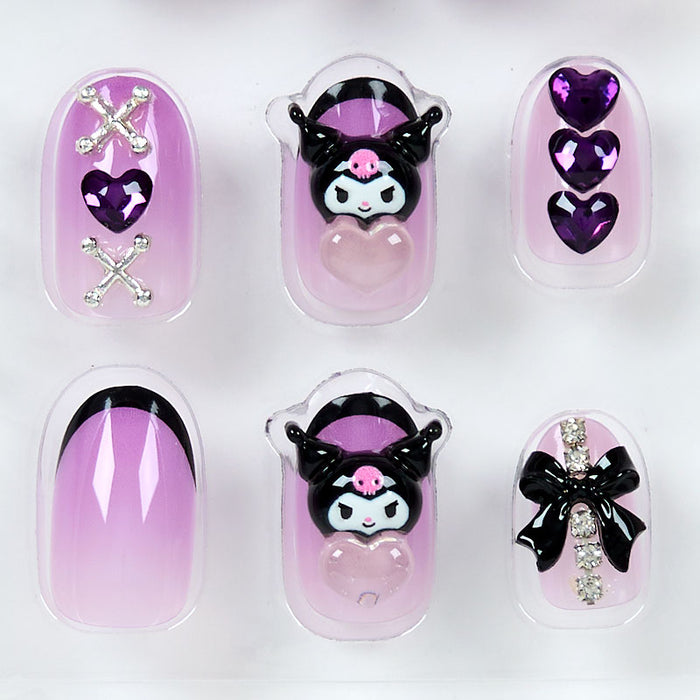 Japan Sanrio - Kuromi Nail Tips