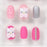 Japan Sanrio - Hello Kitty Leopard Print Nail Tips