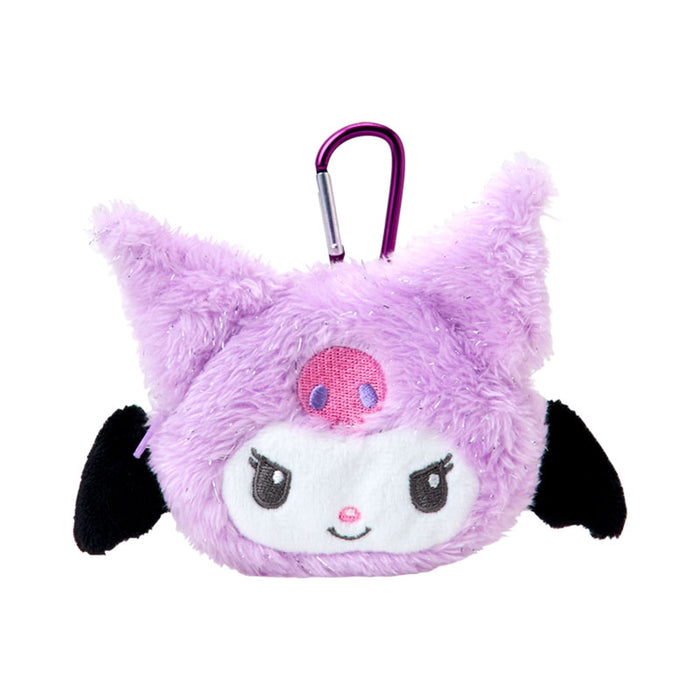 Japan Sanrio - Kuromi Face Mini Pouch Color: Purple