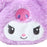 Japan Sanrio - Kuromi Face Mini Pouch Color: Purple