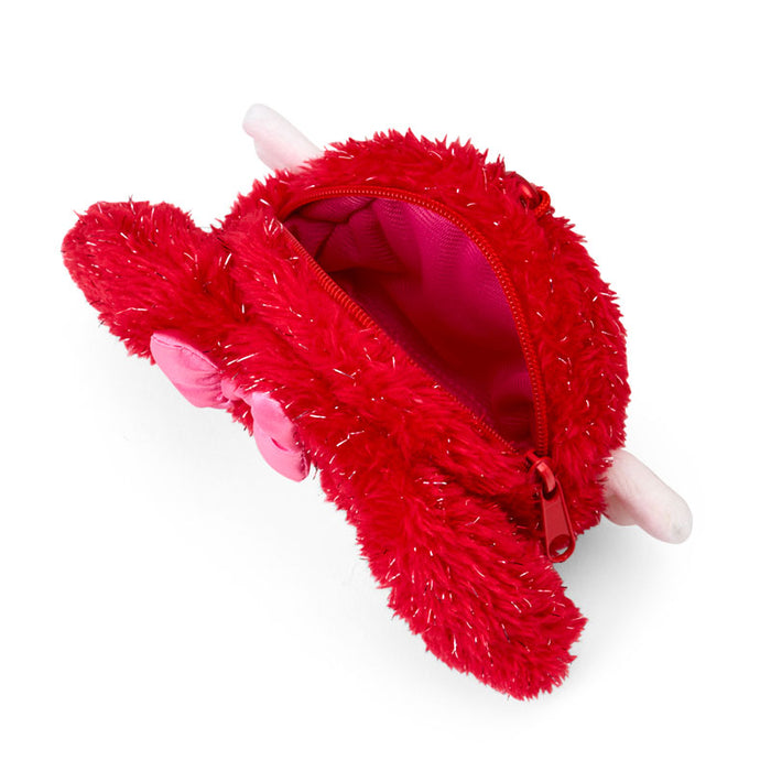 Japan Sanrio - My Melody Face Mini Pouch Color: Red