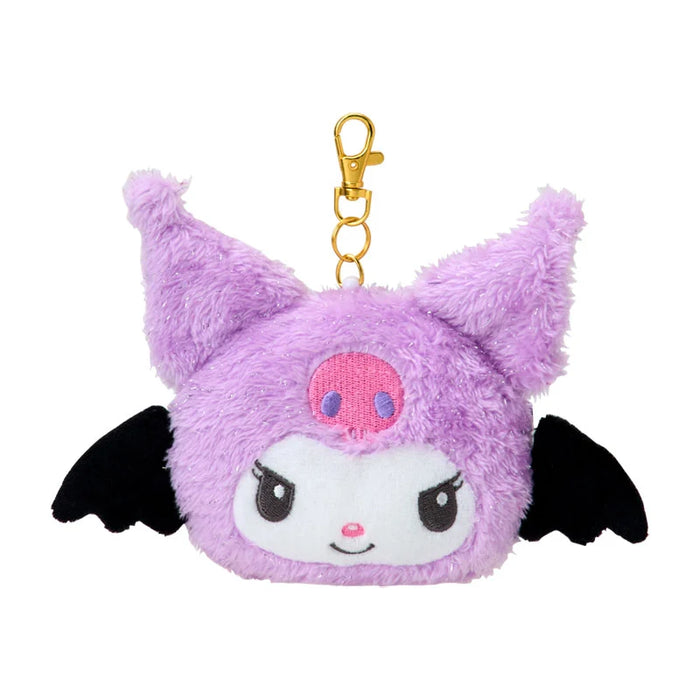 Japan Sanrio - Kuromi Face Pass Case (Angel) Color: Purple
