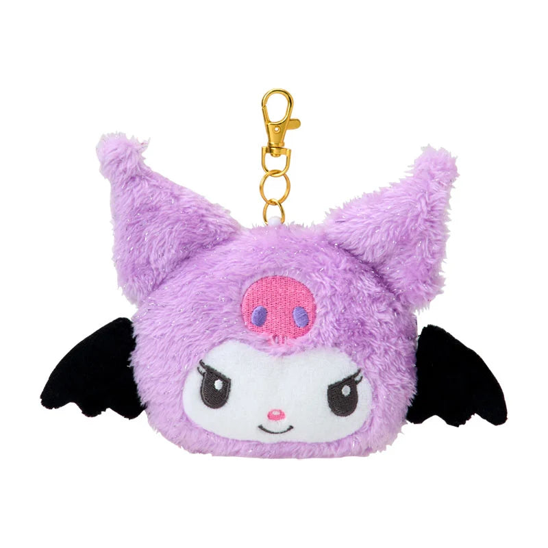 Japan Sanrio - Kuromi Face Pass Case (Angel) Color: Purple