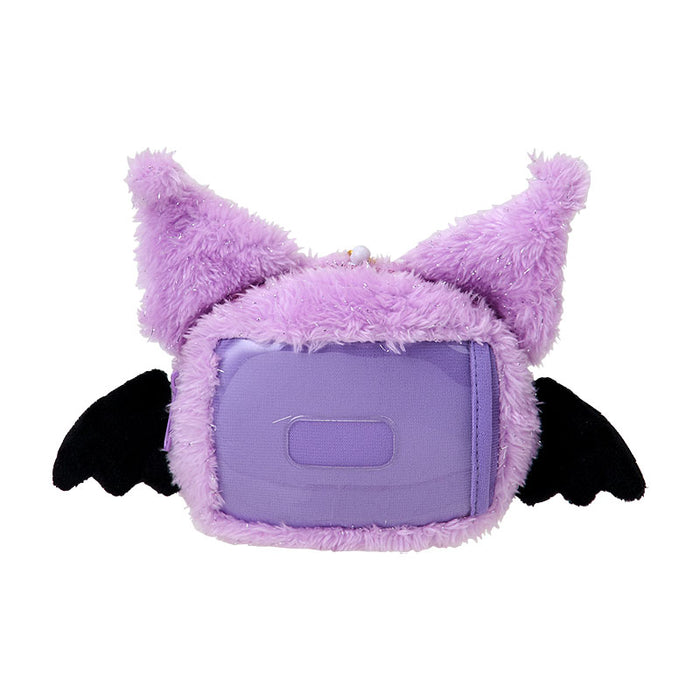 Japan Sanrio - Kuromi Face Pass Case (Angel) Color: Purple