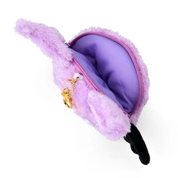 Japan Sanrio - Kuromi Face Pass Case (Angel) Color: Purple