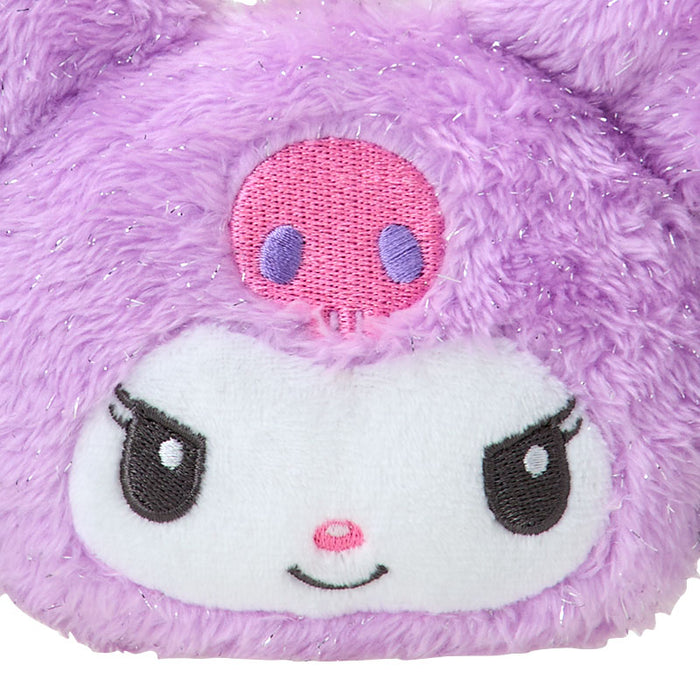 Japan Sanrio - Kuromi Face Pass Case (Angel) Color: Purple