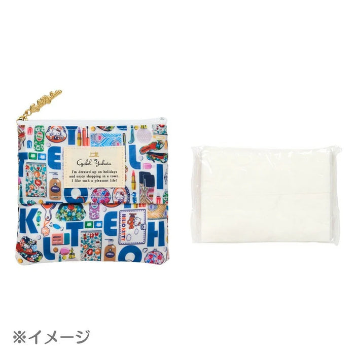 Japan Sanrio - Hello Kitty Tissue Pouch (ABC) Color: Blue