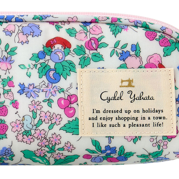 Japan Sanrio - My Melody Zippered Glasses Case (Flower) Color: White
