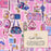 Japan Sanrio - Hello Kitty Liberty Fabrics Flat Pouch (ABC) Color: Pink
