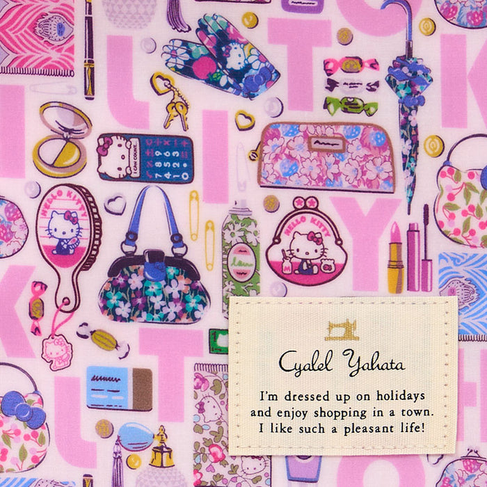 Japan Sanrio - Hello Kitty Liberty Fabrics Flat Pouch (ABC) Color: Pink