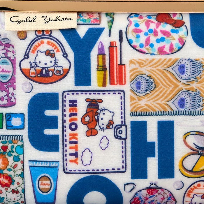 Japan Sanrio - Hello Kitty Liberty Fabrics Mini Purse Pouch (ABC) Color: Blue