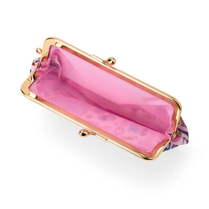 Japan Sanrio - Hello Kitty Liberty Fabrics Mini Purse Pouch (ABC) Color: Pink