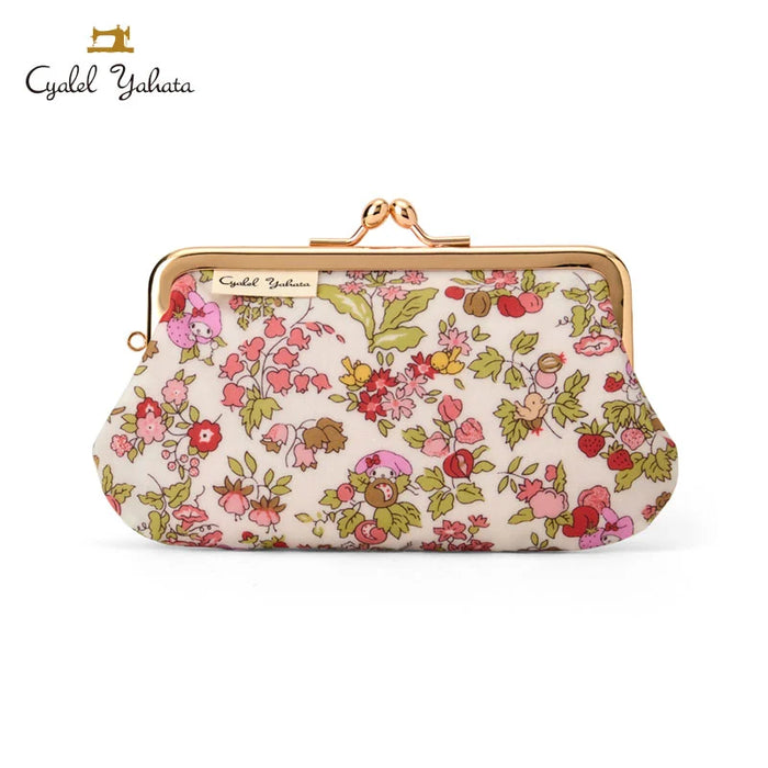 Japan Sanrio - My Melody Liberty Fabrics Mini Purse Pouch (Flower) Color: Pink