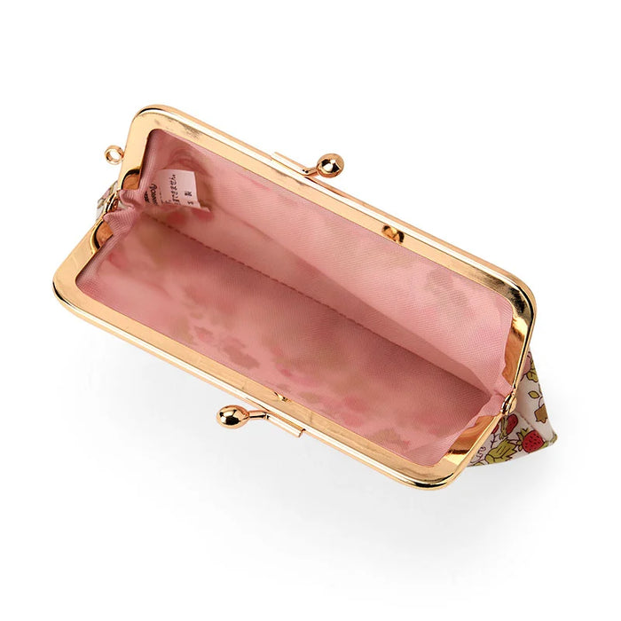 Japan Sanrio - My Melody Liberty Fabrics Mini Purse Pouch (Flower) Color: Pink