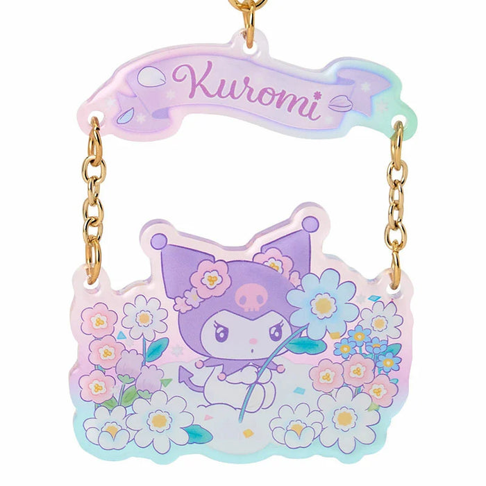 Japan Sanrio - Kuromi Acrylic Keychain (Everyone is the star! Exciting design)
