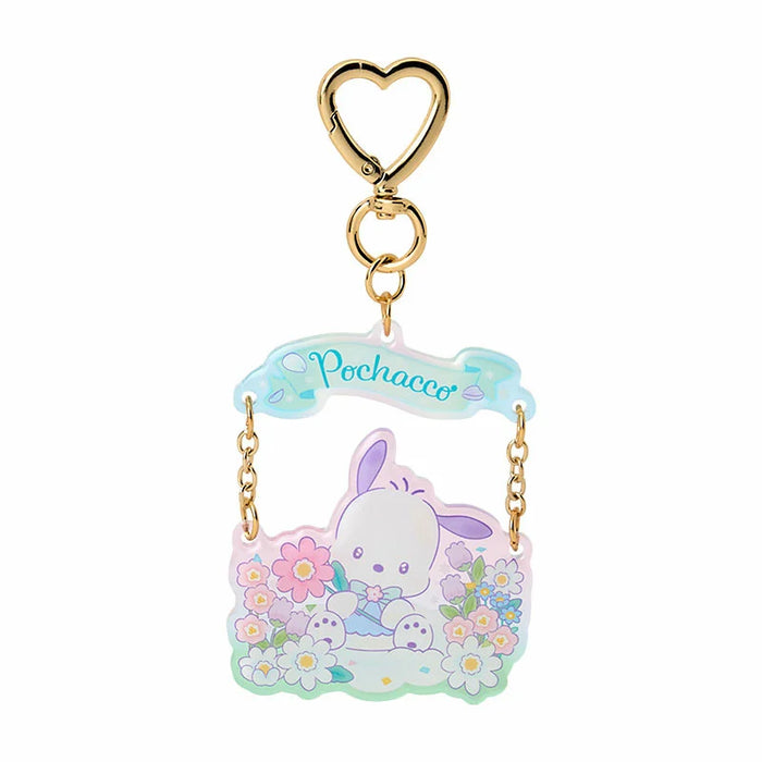 Japan Sanrio - Pochacco Acrylic Keychain (Everyone is the star! Exciting design)