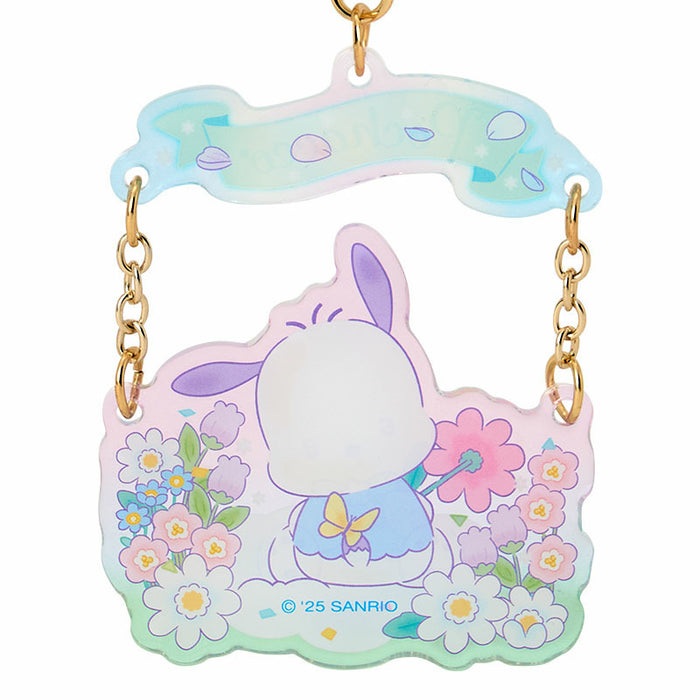 Japan Sanrio - Pochacco Acrylic Keychain (Everyone is the star! Exciting design)