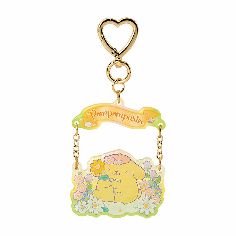 Japan Sanrio - Pompompurin Acrylic Keychain (Everyone is the star! Exciting design)