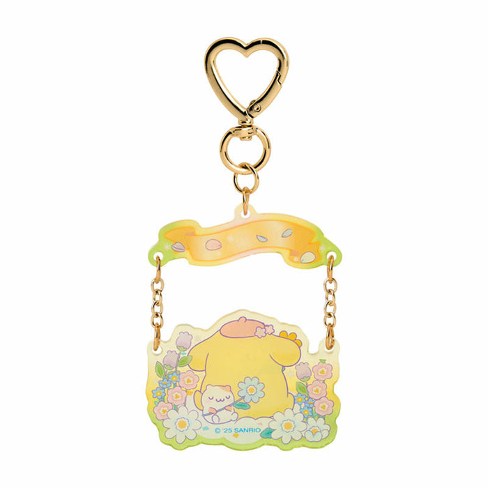 Japan Sanrio - Pompompurin Acrylic Keychain (Everyone is the star! Exciting design)