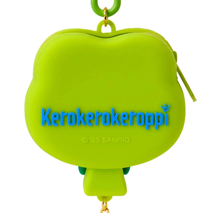 Japan Sanrio - Kero Kero Keroppi Face-shaped silicone mini pouch (Dreaming balloon)